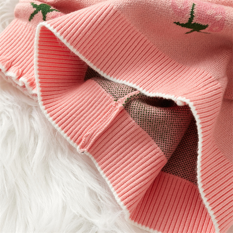 Weiyi Pullover mit Erdbeerdruck verdickt