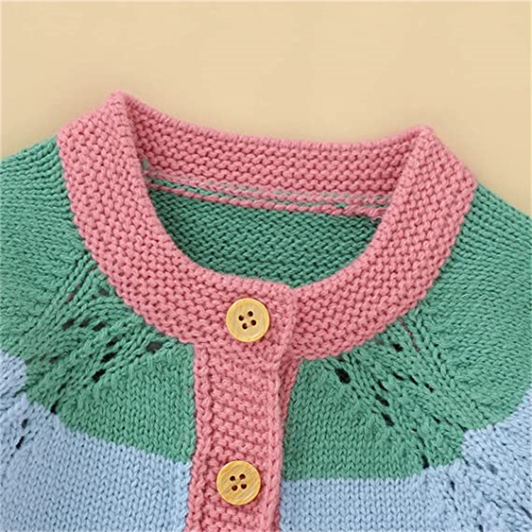 Square Fonda Strickjacke für Kinder mit Regenbogen