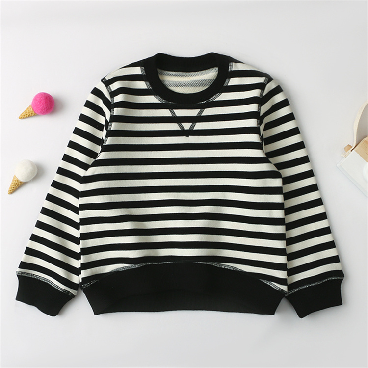 Kaiya Frühling und Herbst super weich gestreifter Pullover Baby Pullover