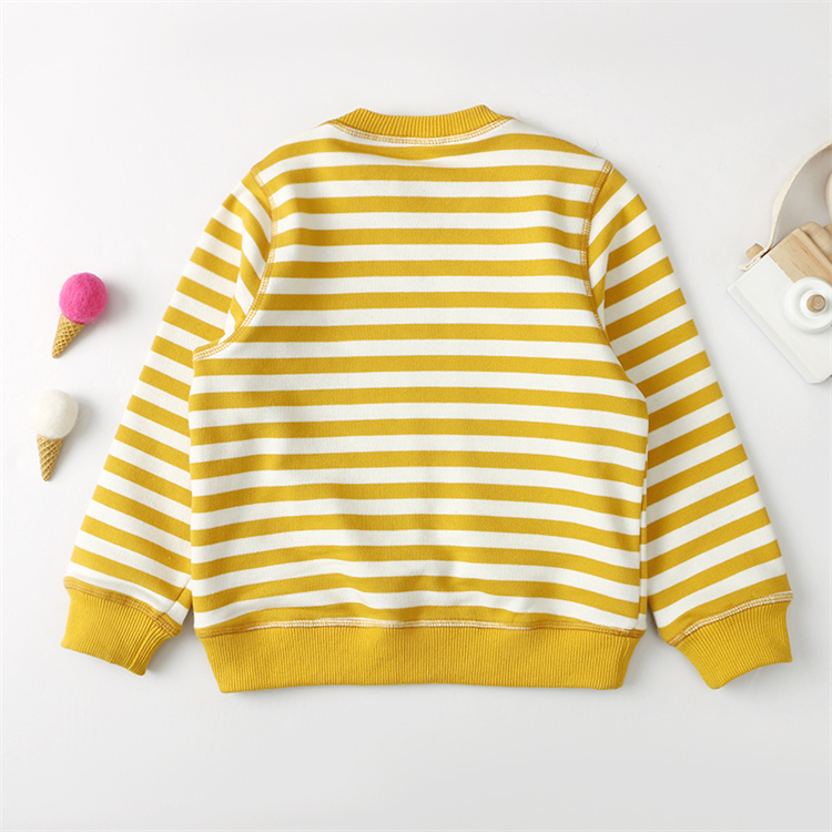 Kaiya Frühling und Herbst super weich gestreifter Pullover Baby Pullover