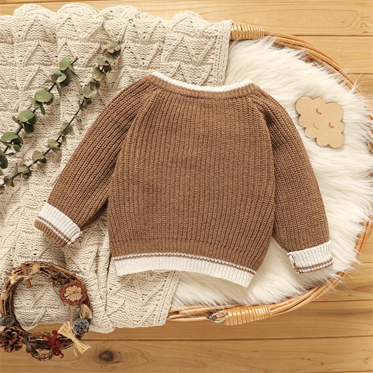 Xinsheng 3D Katze Langarm Stricken Baby Strickjacke Pullover