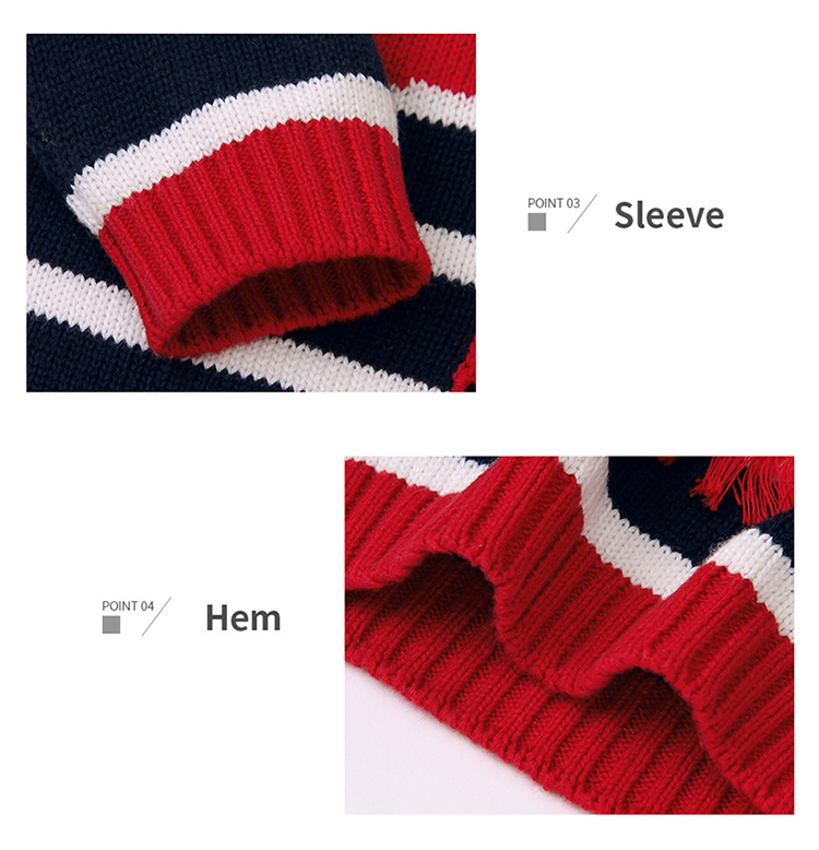 Mimixiong Rundhalsausschnitt Langarm Fade Farbe Kinder Pullover