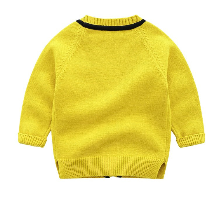 Weiyi Einfarbige Hirsch Strickjacke Baby Pullover