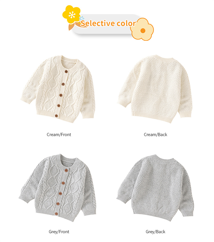 Mimixiong Solide Pullover Baby Strickjacke