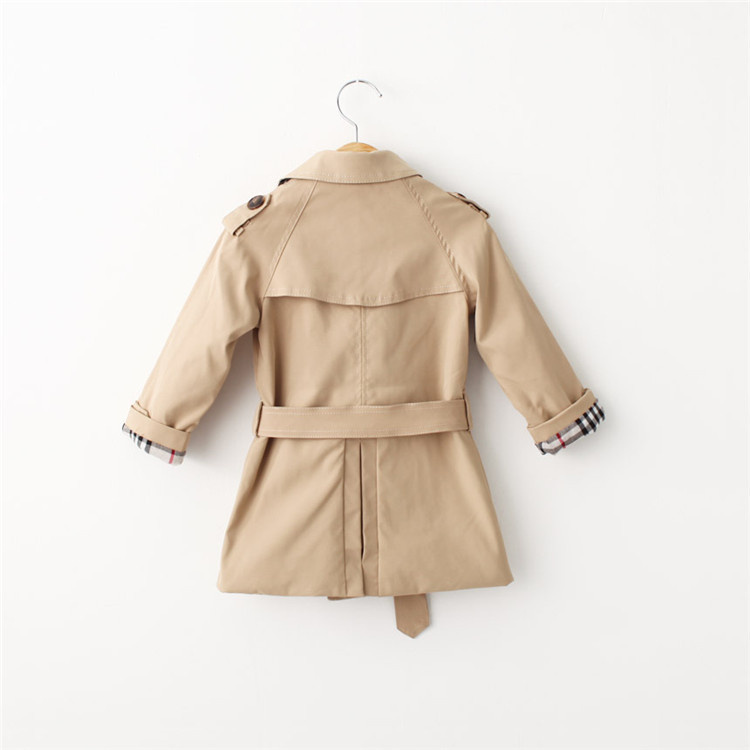Posh Tang   Britischer Trenchcoat mit zweireihigem Gürtel für Kinder