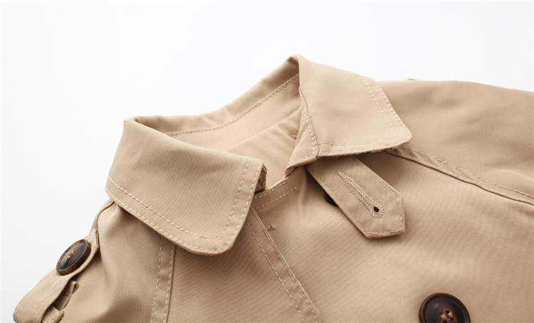Posh Tang   Britischer Trenchcoat mit zweireihigem Gürtel für Kinder