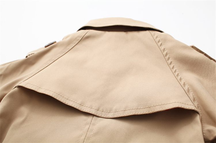 Posh Tang   Britischer Trenchcoat mit zweireihigem Gürtel für Kinder