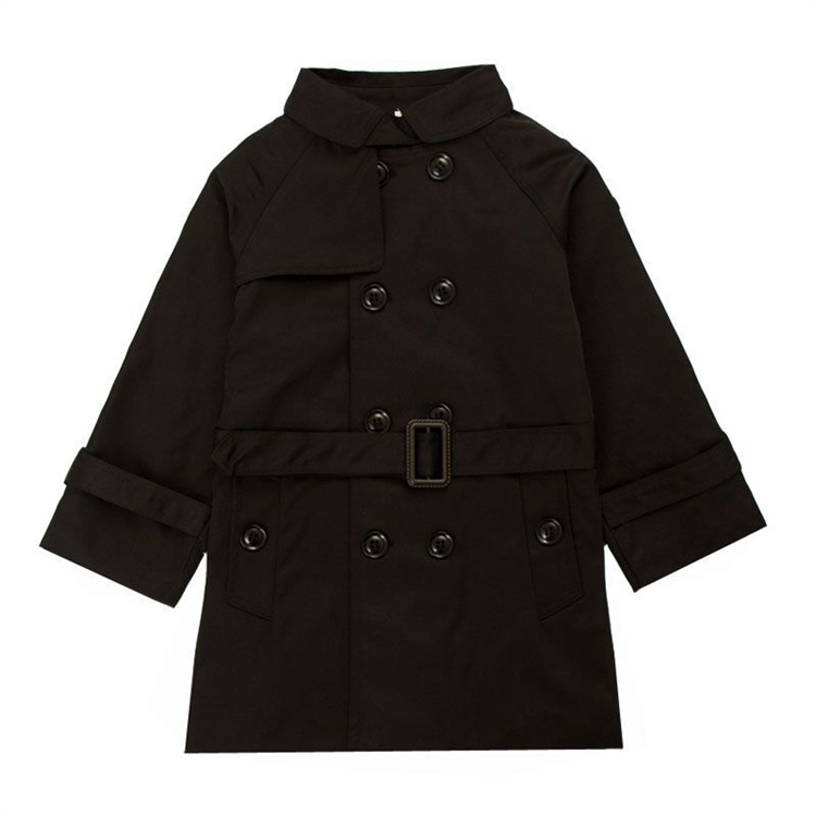 Posh Tang   Britischer Trenchcoat mit zweireihigem Gürtel für Kinder
