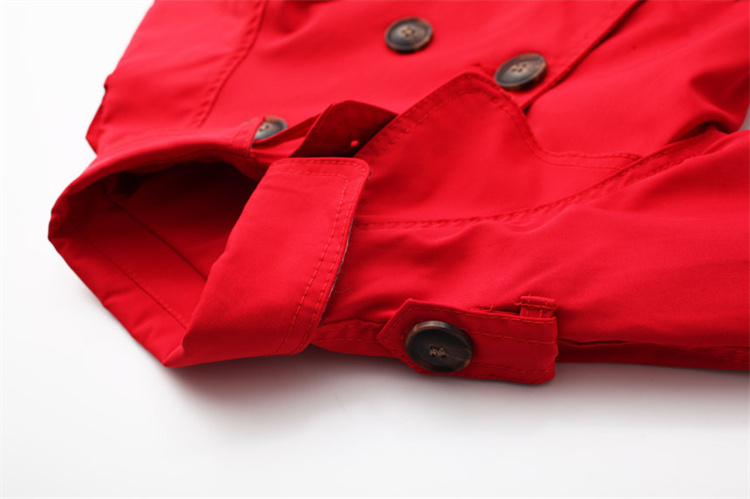 Posh Tang   Britischer Trenchcoat mit zweireihigem Gürtel für Kinder