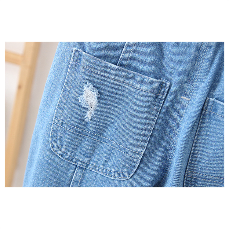 Haohao Unisex gerissene lose Jeans für Kinder 