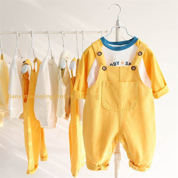Hongbo Frühling und Herbst Baby Overalls