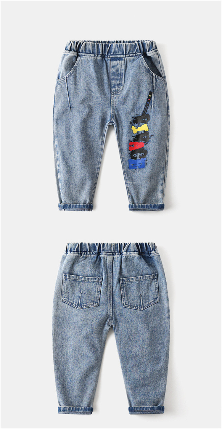 None Casual Brief Gitarre lose Jeans für Kinder