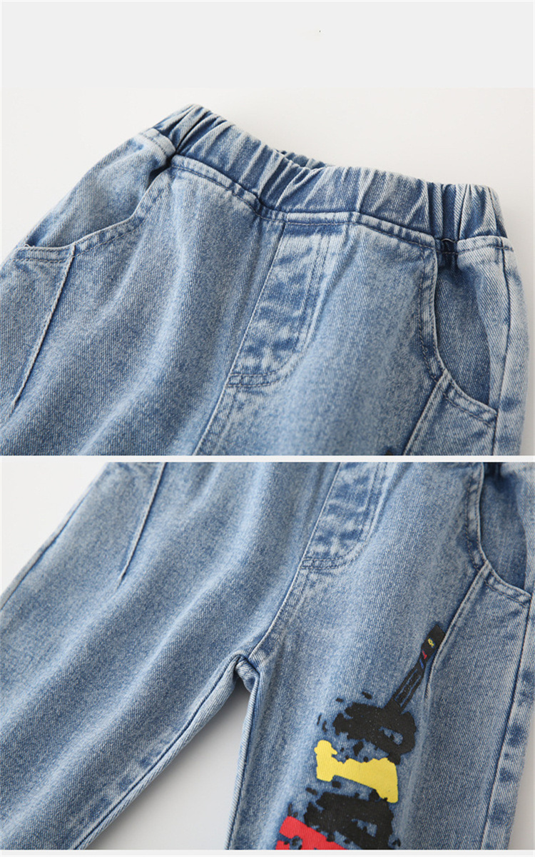 None Casual Brief Gitarre lose Jeans für Kinder