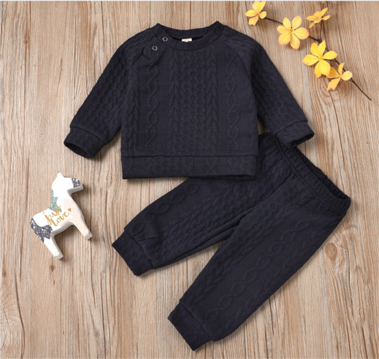 RD Gestrickte feste Baby Pullover Anzug