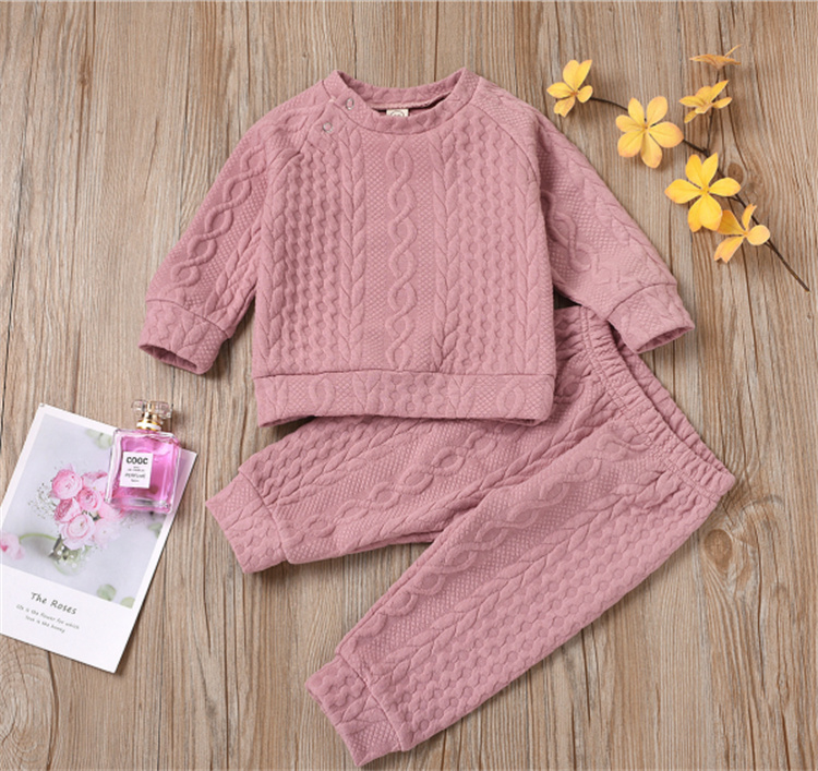 RD Gestrickte feste Baby Pullover Anzug