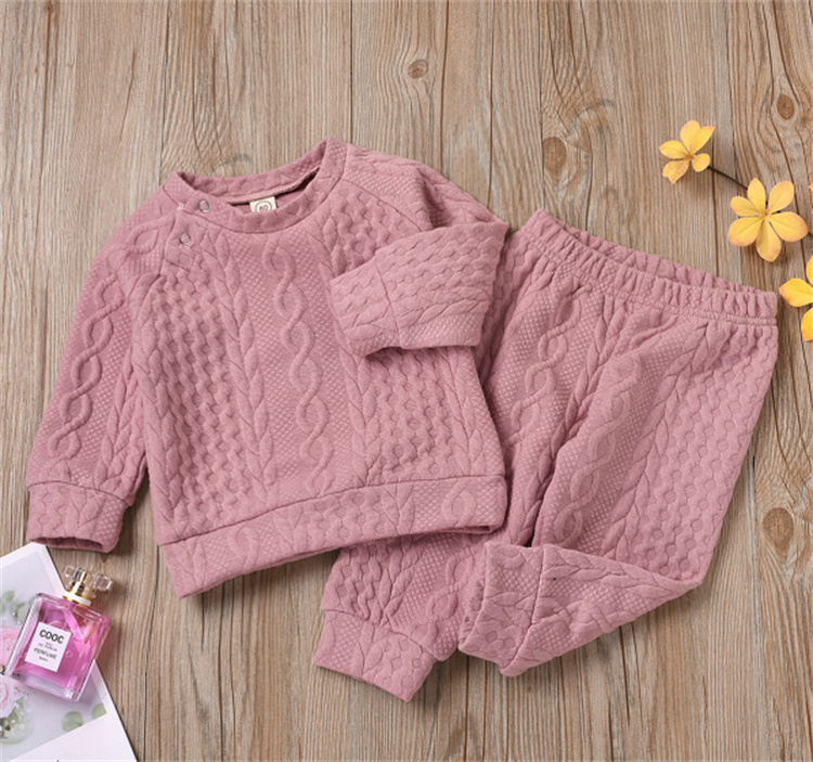 RD Gestrickte feste Baby Pullover Anzug