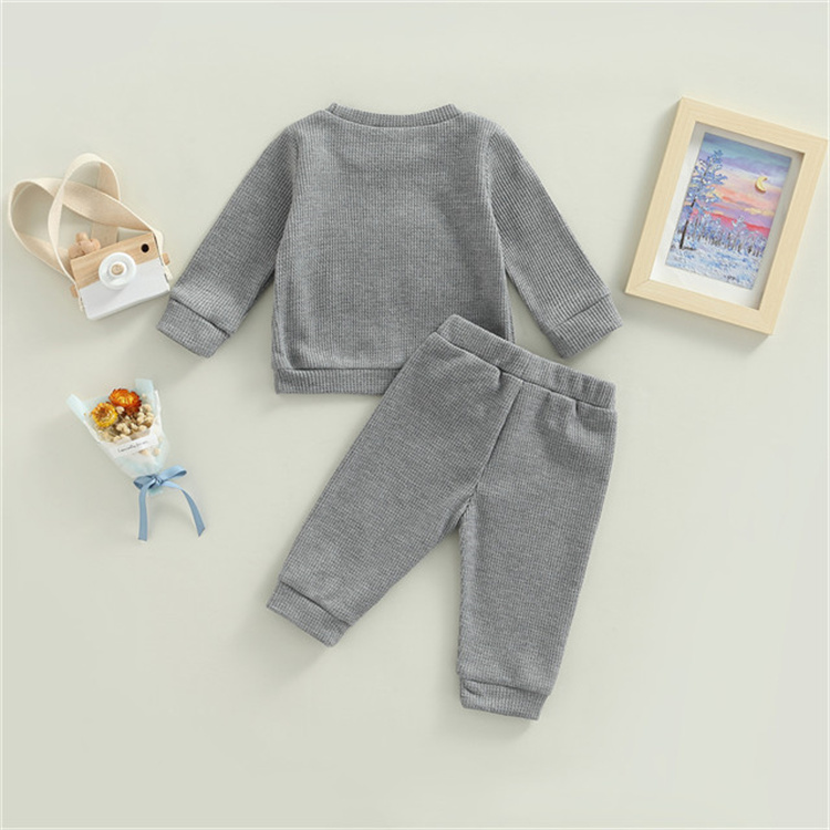 Sue Mia Waffle Rainbow Baby Top Hose Set