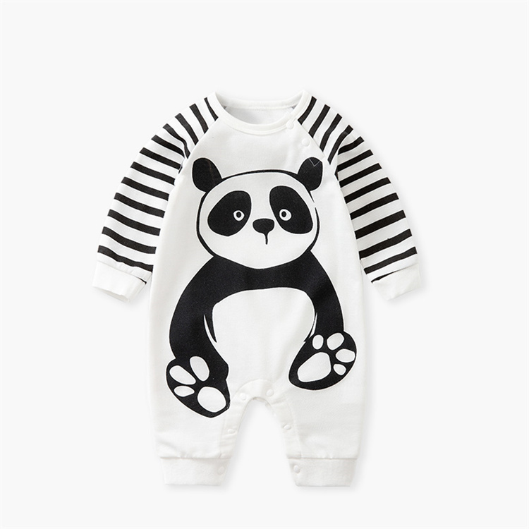 Yierying Lovely Panda Langarm Baby Bodysuit