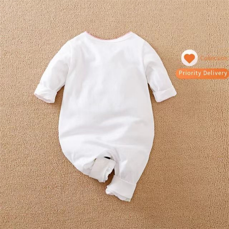 Yierying Netter Cartoon Giraffe Baby Pyjamas einteiliger Anzug
