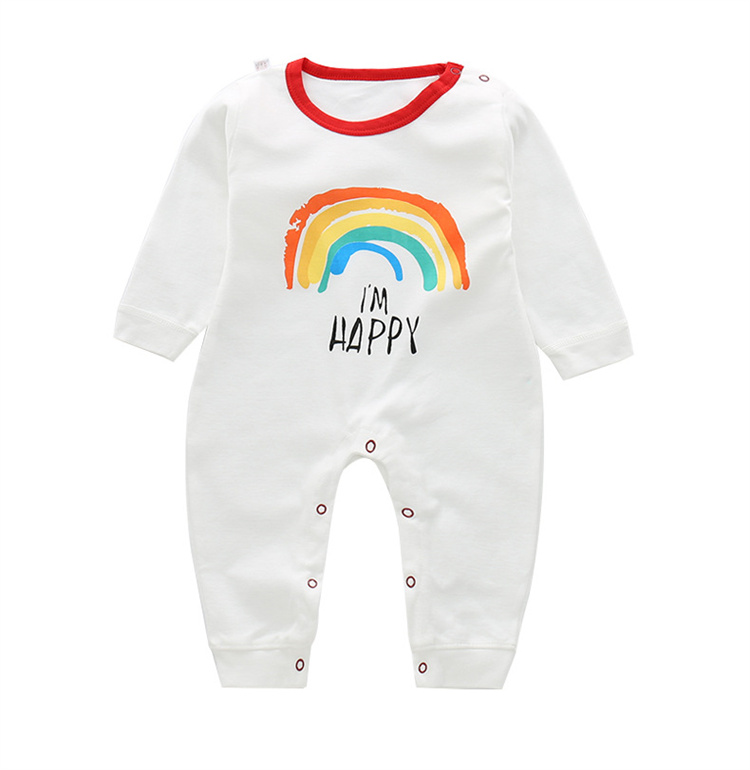 Yiwu Fangyi Garment Factory Baby Jumpsuit aus Baumwolle mit langen Ärmeln